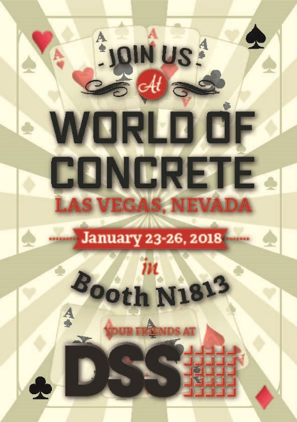 Visit DSS at the 2018 World of Concrete!