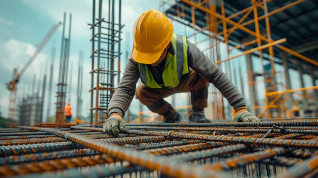 Guy working on scaffolding