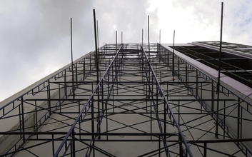 Scaffolding steel.