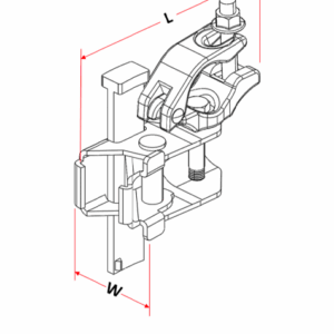 Aluminum Prop Swivel Clamp Pictures of the tool