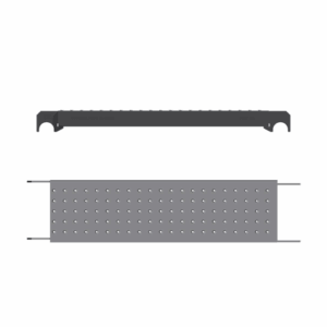 9” Steel Plank – Raised Hooks