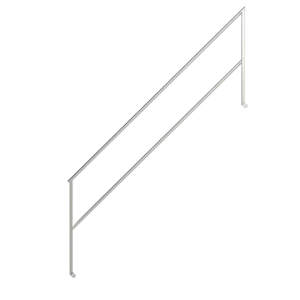 Inside Handrail for Stair 10' Bay 6'7" Height