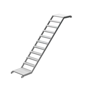 Aluminum Stair 10' Bay 6'7" Height 5' Wide