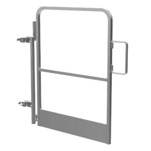 Guard Rail Swing Gate w/Toe Board & 2 Clamps